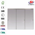 36 pol x 80 pol. Espelho borda polida Solid Core MDF armário interior porta deslizante com Chrome Chrome Trim